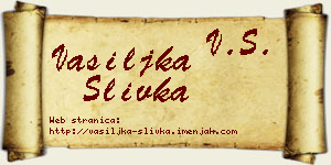 Vasiljka Slivka vizit kartica